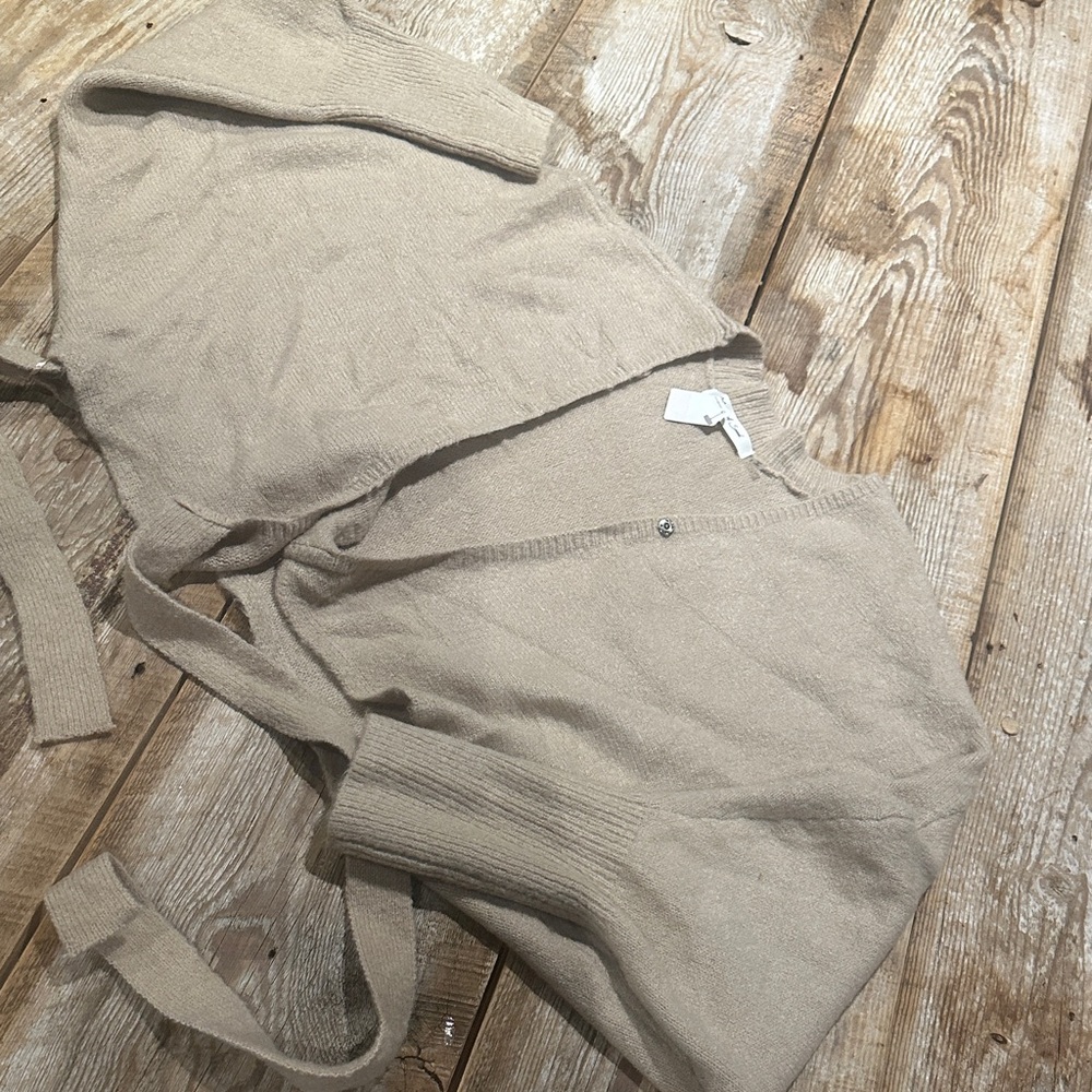NanaMacs Tan Cardigan Sweater